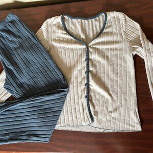 Cozy Two-Piece PJ Set – Size M